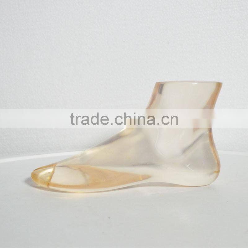 Transparent Feet Mannequin Style Female Foot Shoes Mannequin For Foot Sandal Shoe Display