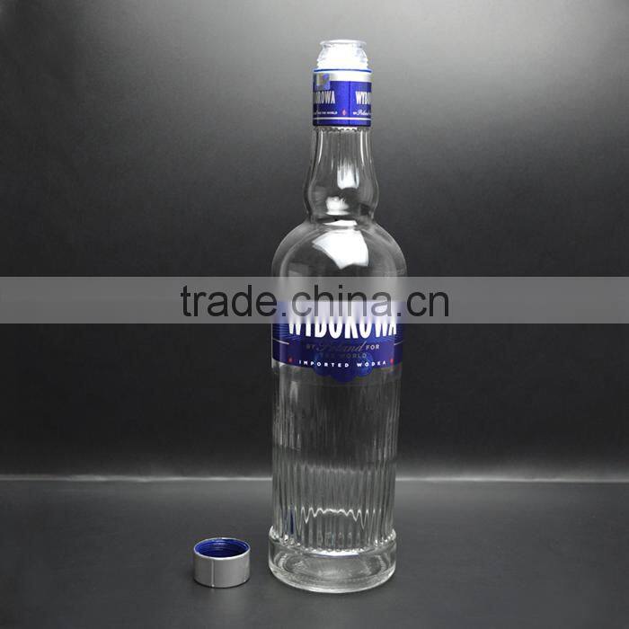 Hot sale high quality vodka glass bottle liquor spirit bottle