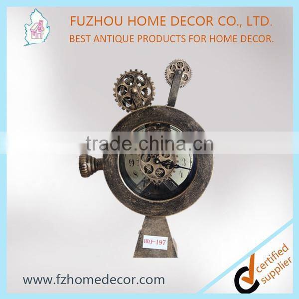 Antique smart clock with quartz clock movement