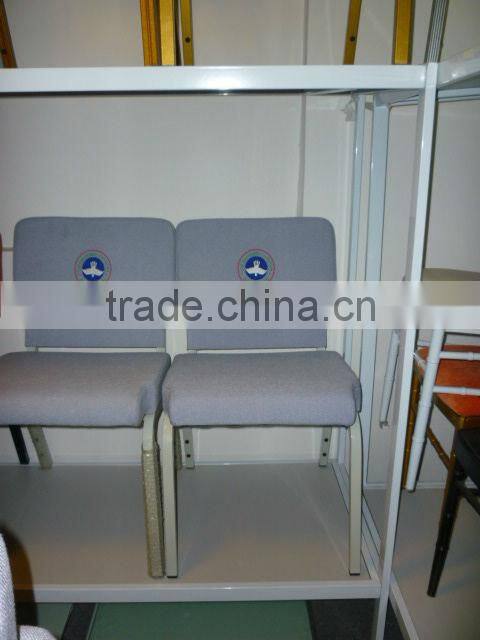 Good quality Utility Iron frame church chair