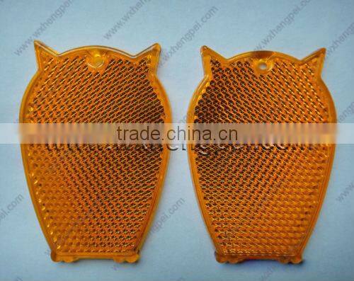 bear shaped warning sign/ owl reflector/ car reflector/ snowman reflect keychain/ round triangle reflector