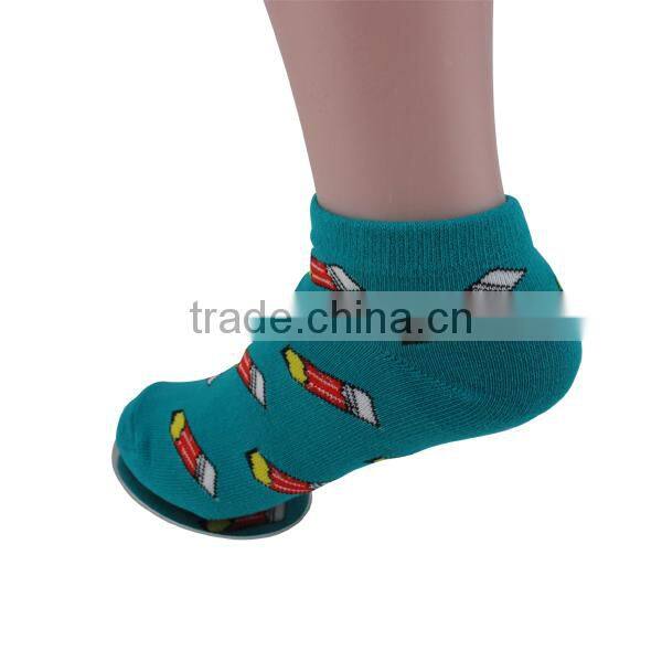 2015 Cotton women fruit cheap sock wholesale price