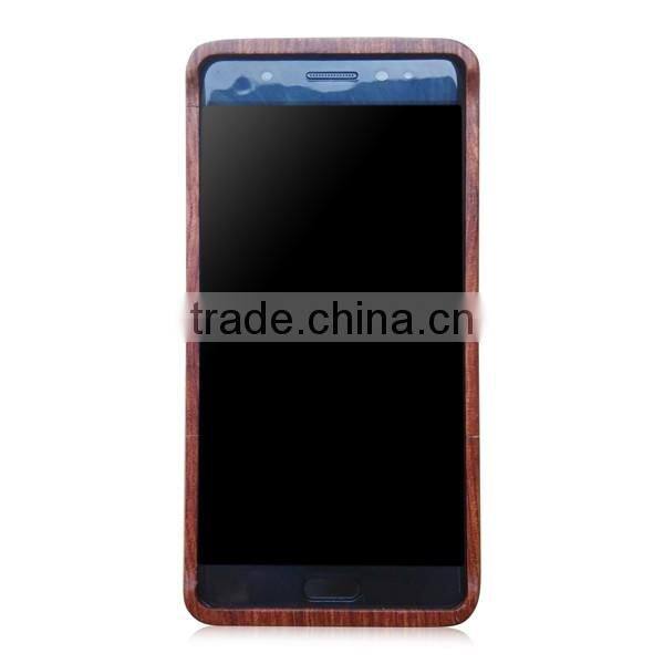 Hot selling natural real two part rose wood phone cases for Samsung note7