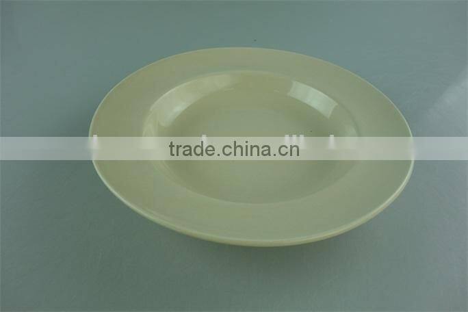 16pcs ivory color ceramic/stoneware hotel/restaurant used dinner set