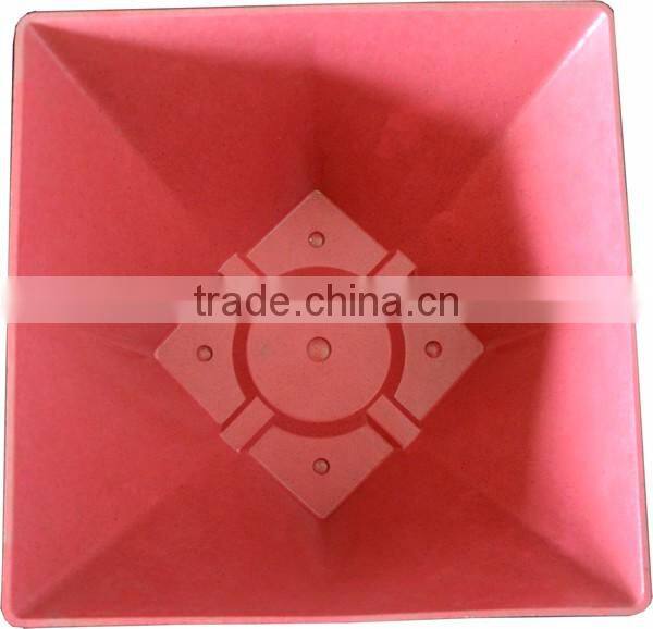 300*205 Biodegradable Colorful Plant Fiber flower pot