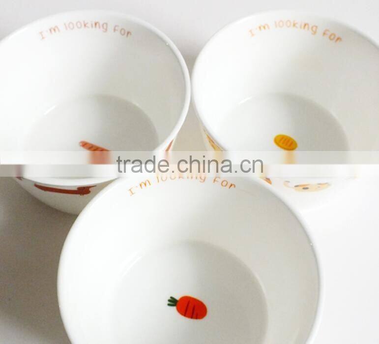 Porcelain Kid Breakfast Dinner Set