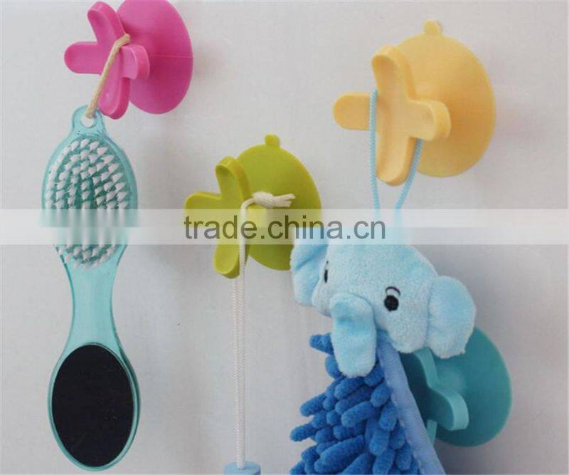 Food Grade SiIliocne Sucktion Hooks Phone Holder Single Jesus Cross Sucktion Hook