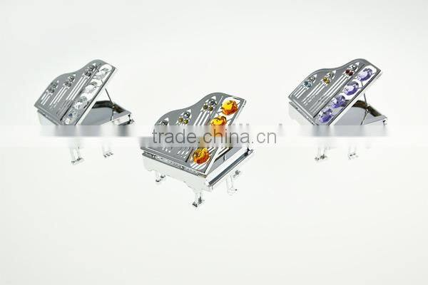 Gold Plated Decorative Crystal Piano for girlfriend's gifts