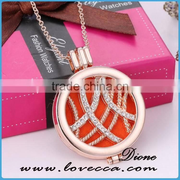 In Stock Hot Sale Fashion Diffuser Locket Perfume Locket Necklace