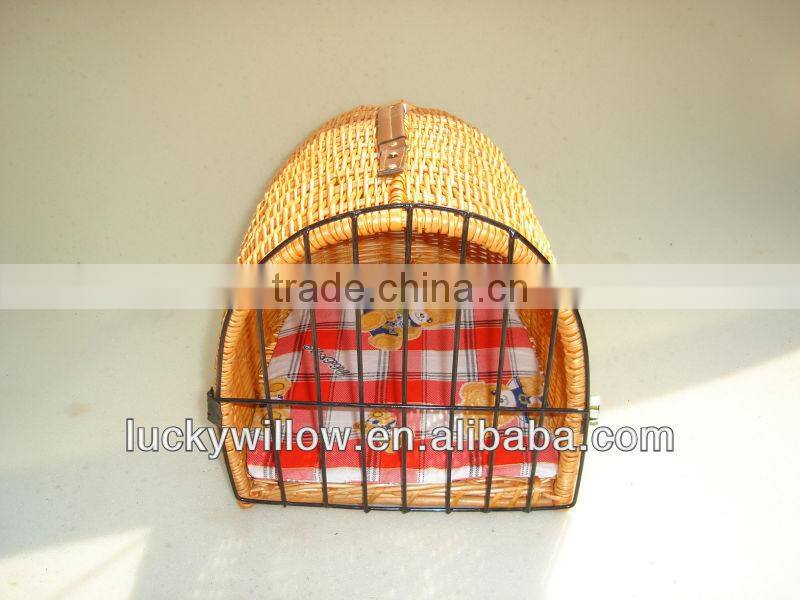 natural material wicker pet house&cage(factory provide)