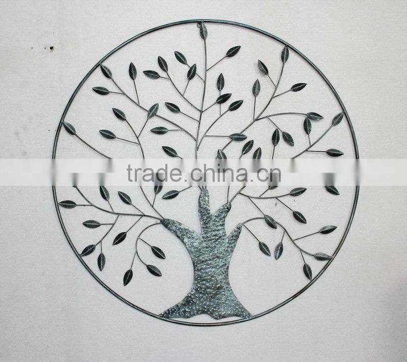 Decorative wrought iron wall art