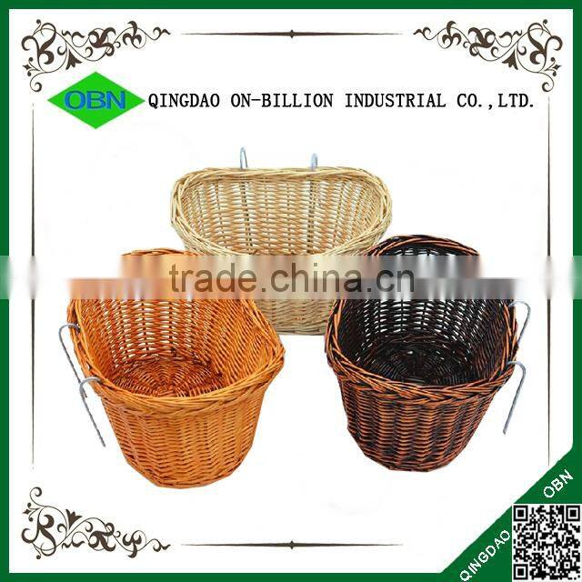 Bicycle front basket wicker bicycle basket bicycle basket