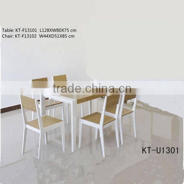 Simple design waterproof bamboo table and chair