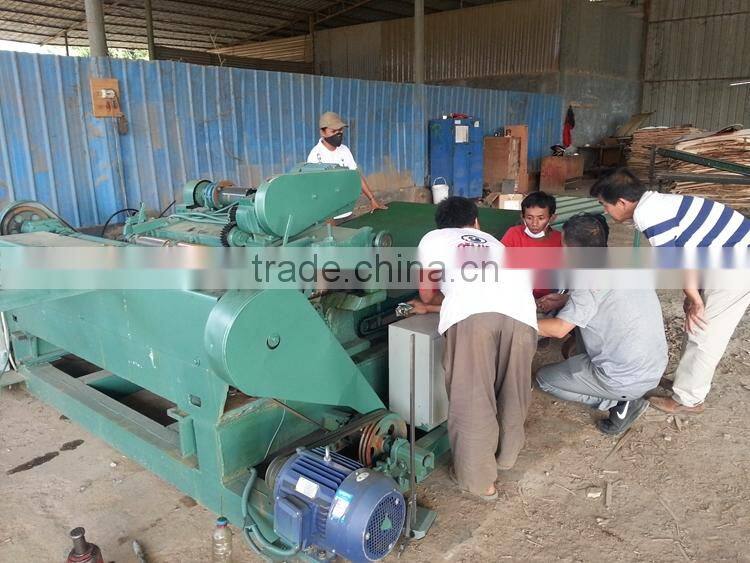 No Spindle Veneer making machine / spindle less rotary cutting machine