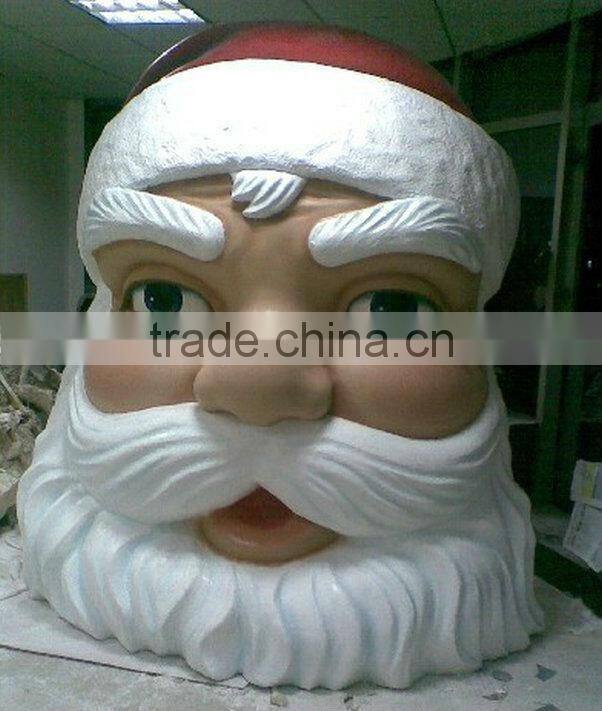 Large outdoor santas decoration