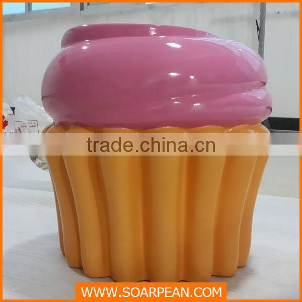 Custom Fiberglass Cup Cake Chair