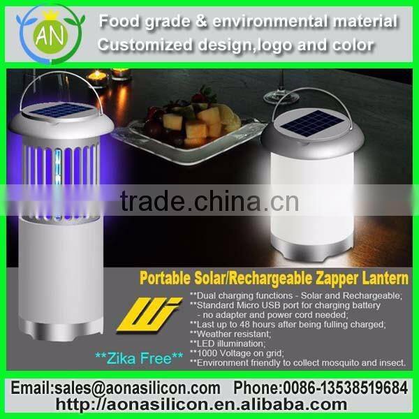 portable solar/rechargeable zapper lantern