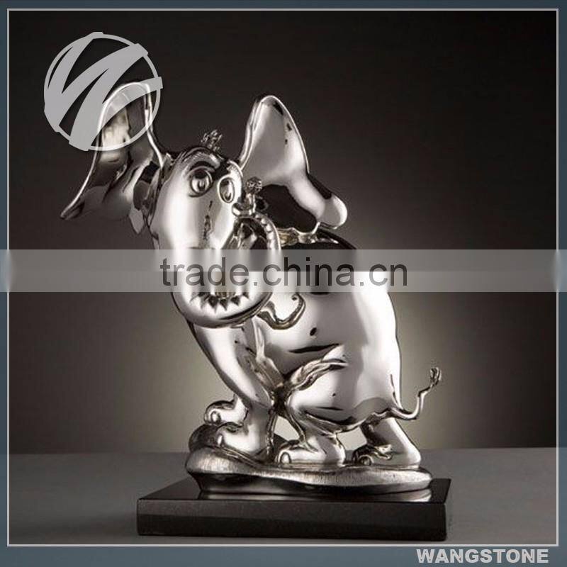 Custom large metal decorative life size elephant statues