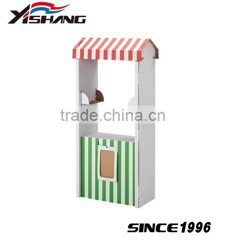 Antique wooden stand for kids clothes display rack