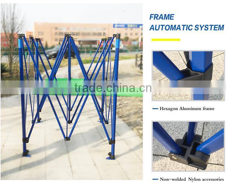 factory price best designs 4x4 5x5 6x6 7x7 10x10 steel or aluminum carport bicycle automatic pop up canopy with cover roof