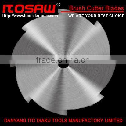 ITO-B-34 Mower blade for Grass Saw blade SK-5 material size from 230mm to 600mm, thickness from 1.0mm to 3.0mm