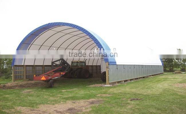 Heavy Duty Fabric Warehouse Tent , Farming Storage Shelter , Container Shelters , Poultry And Livestock Shelter