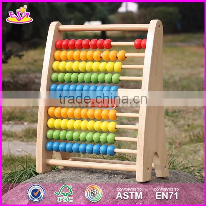 2017 New design children educational abacus wooden counting toy W12A029