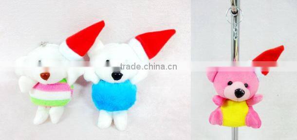 funny promotion plush hot plush cute animal keychain toy with CE