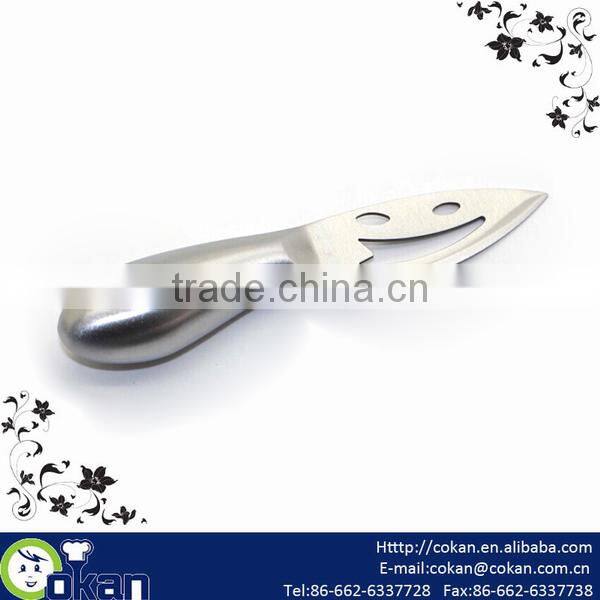 Smile face stainless steel soft cheese knife,cheese cutter,cheese slicer CK-KS024