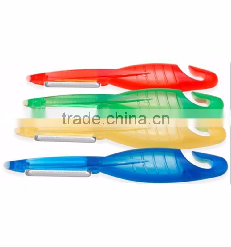 PE-0270 Straight Peeler for Potato Apple Carrot Cucumber Pear with Sharp Stainless Steel Blade