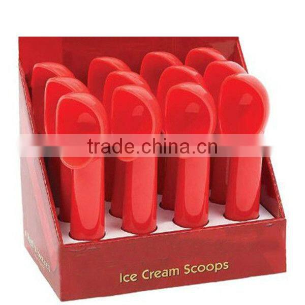 IC-0812 Custom Printed Plastic Ice Cream Spoon