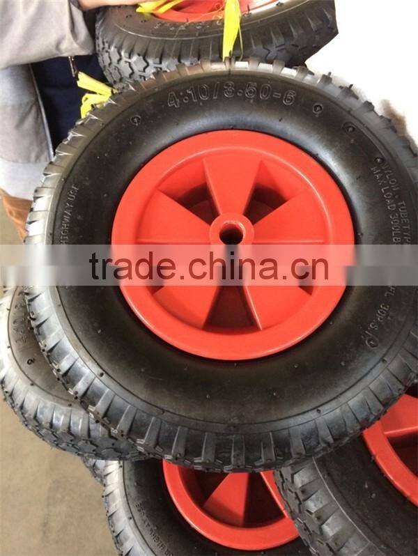 3.50-6 line pattern pneumatic wheelbarrow wheels