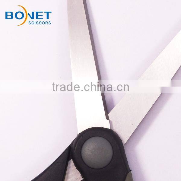 SST0017B/S61003B FDA certificated 8" plastic grip handle comfortable stationery scissor suppliers