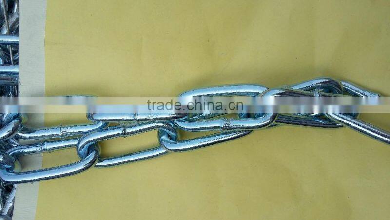 DIN763 long chain,welded link chain