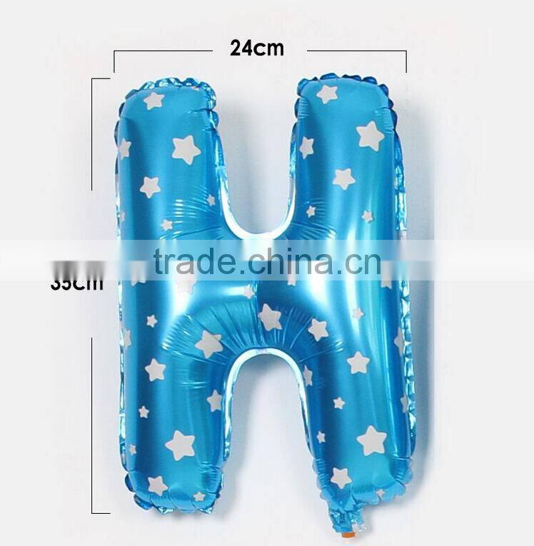 Inflatable letter Foil Balloons helium Birthday /Wedding party Decorative Foil Balloons