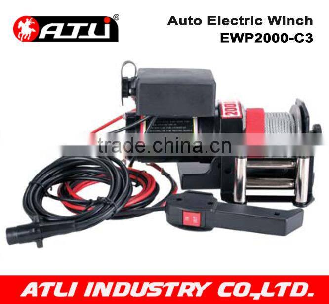 High quality new design 12v electric winch 2000bs