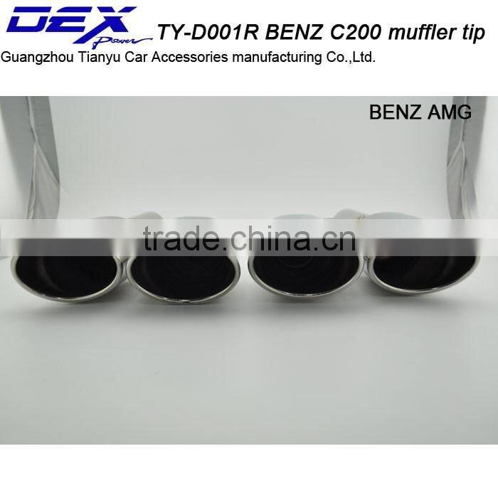 Best price high quality car part tuning b-enz amg c200 exhaust muffler tip