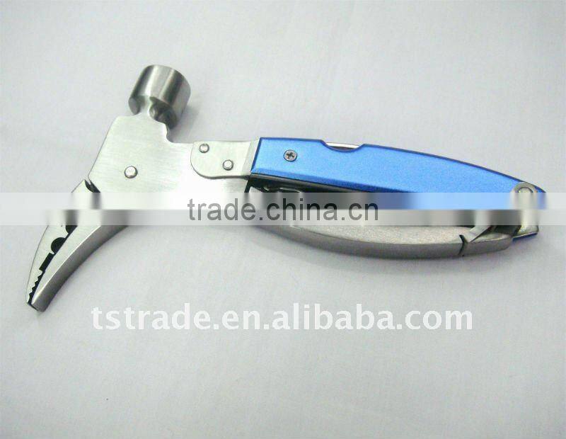 2014 new design multi tool stainless steel axep pomotion gift hammer multi hammer with axe