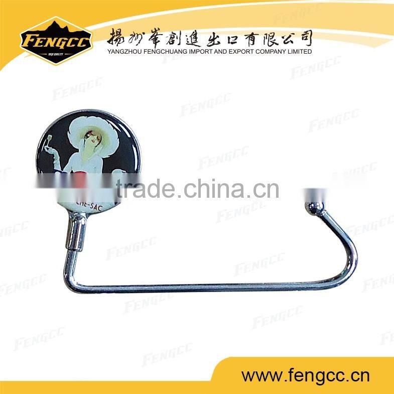 Women's handbag non-foldable table bag holder