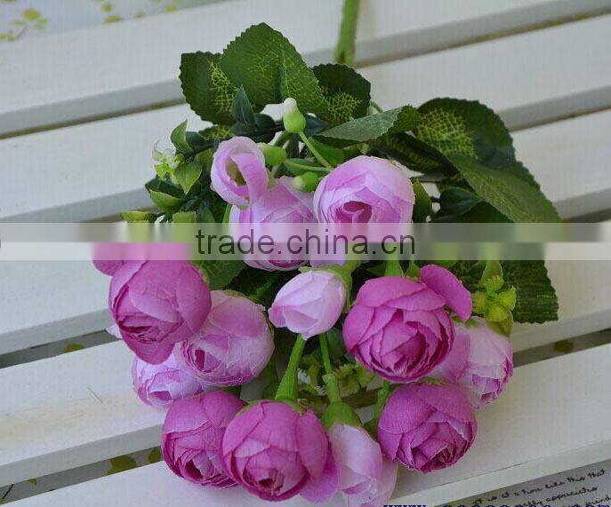12" wholesale decorative silk artificial flower