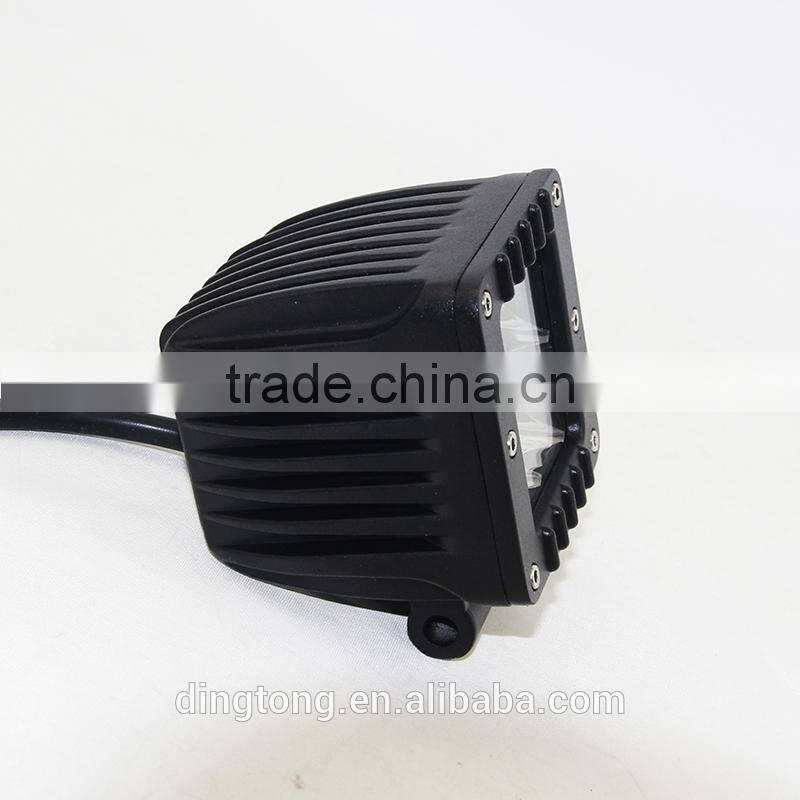 3" Cube Flush Mount LED Light ATV UTV auto parts light 16w 20w available