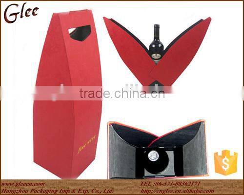 Fancy Paper Wine Box, Wooden Gift Box for Wine, Wine Bottle Gift Box