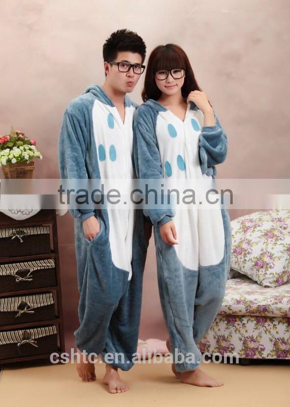 flannel cartoon adult animal jumpsuit animal pajamas jumpsuit owl design