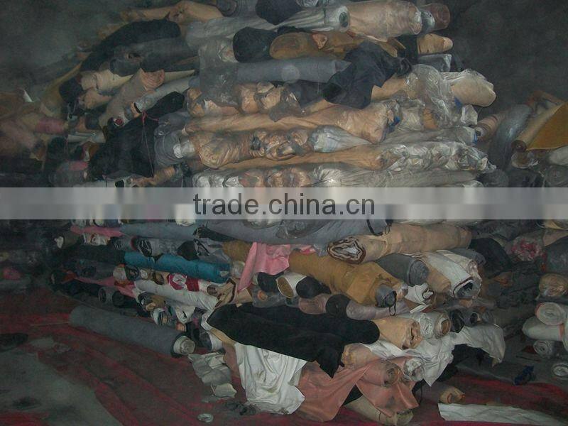 PU synthtic leather for bags and sofa, furniture,bags and shoe ling usage pu artificial leather stocklot