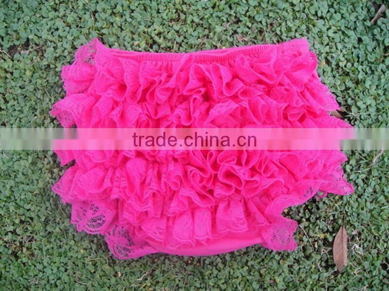wholesale baby clothes from China / ruffle panties baby panties bloomer/ baby lace bloomers 2016