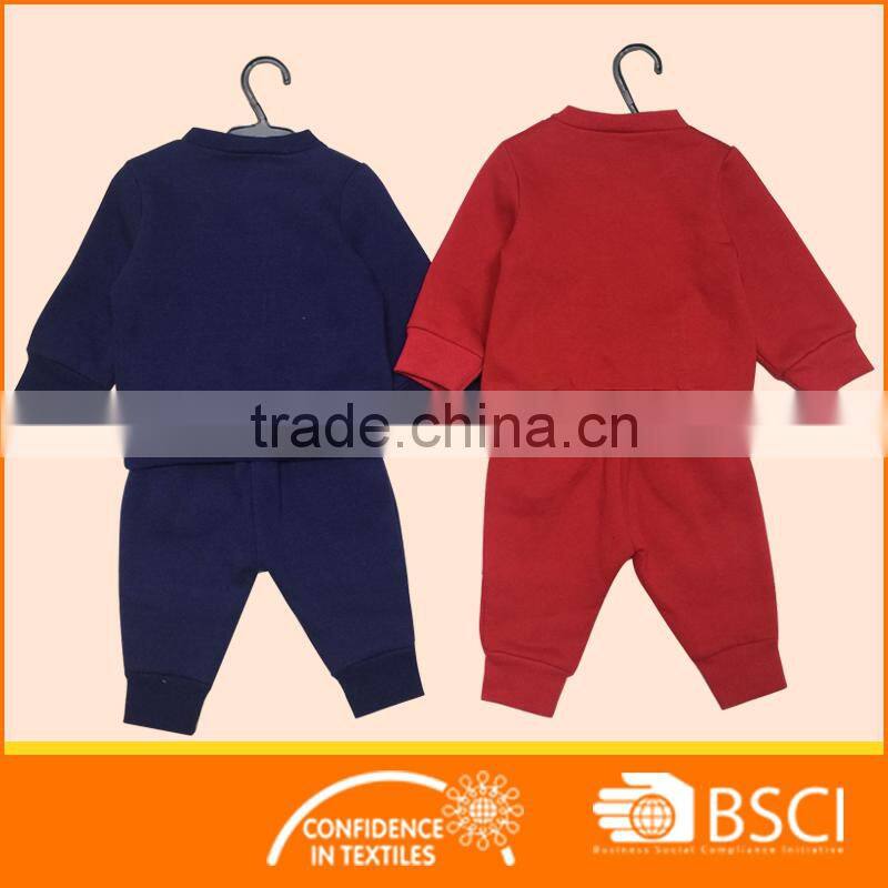 wholesale autumn baby infants outfit fleece clothing sets