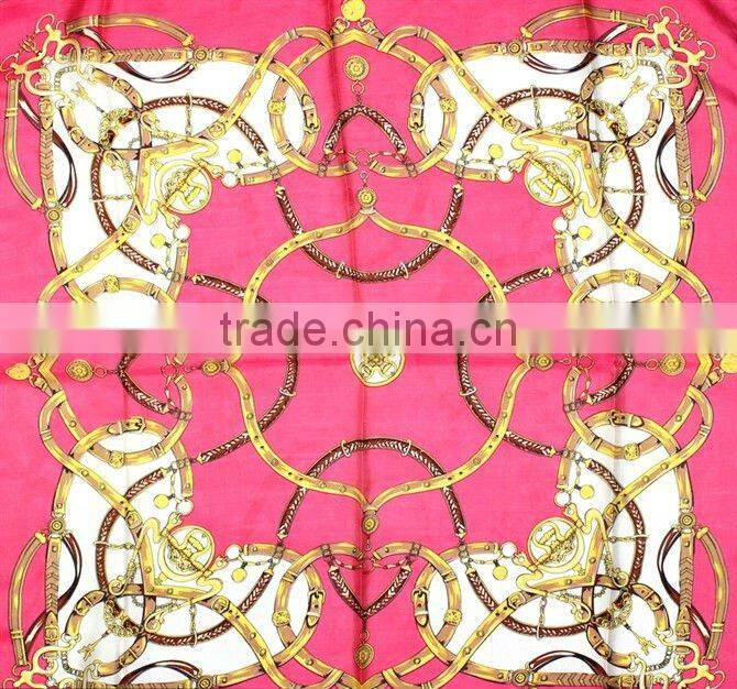 stock printed silk satin Scarf square scarves small moq