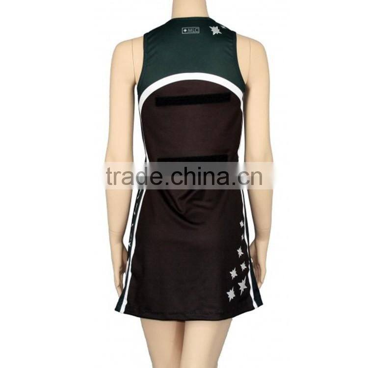 China Factory ladies netball jerseys popular netball bodysuits netball dress uniform