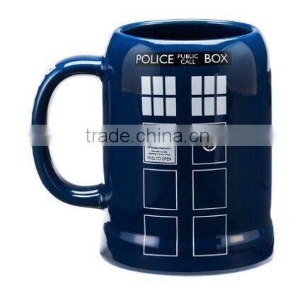 2016 New design DOCTOR WHO TARDIS 20 OZ. CERAMIC STEIN