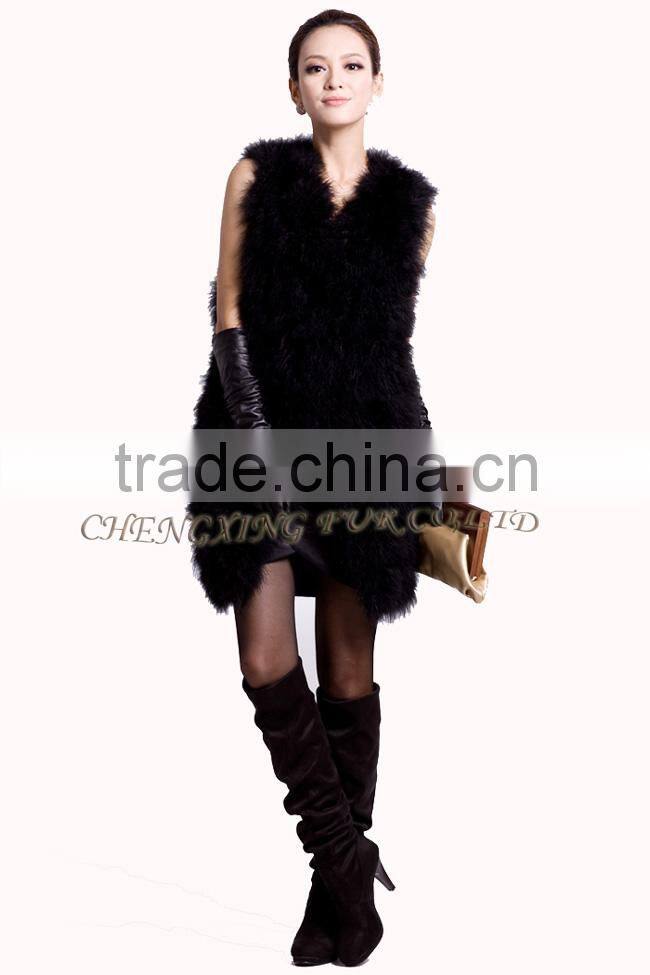 CX-G-B-137A Genuine Feather Lady Wear Clothes Turkey
